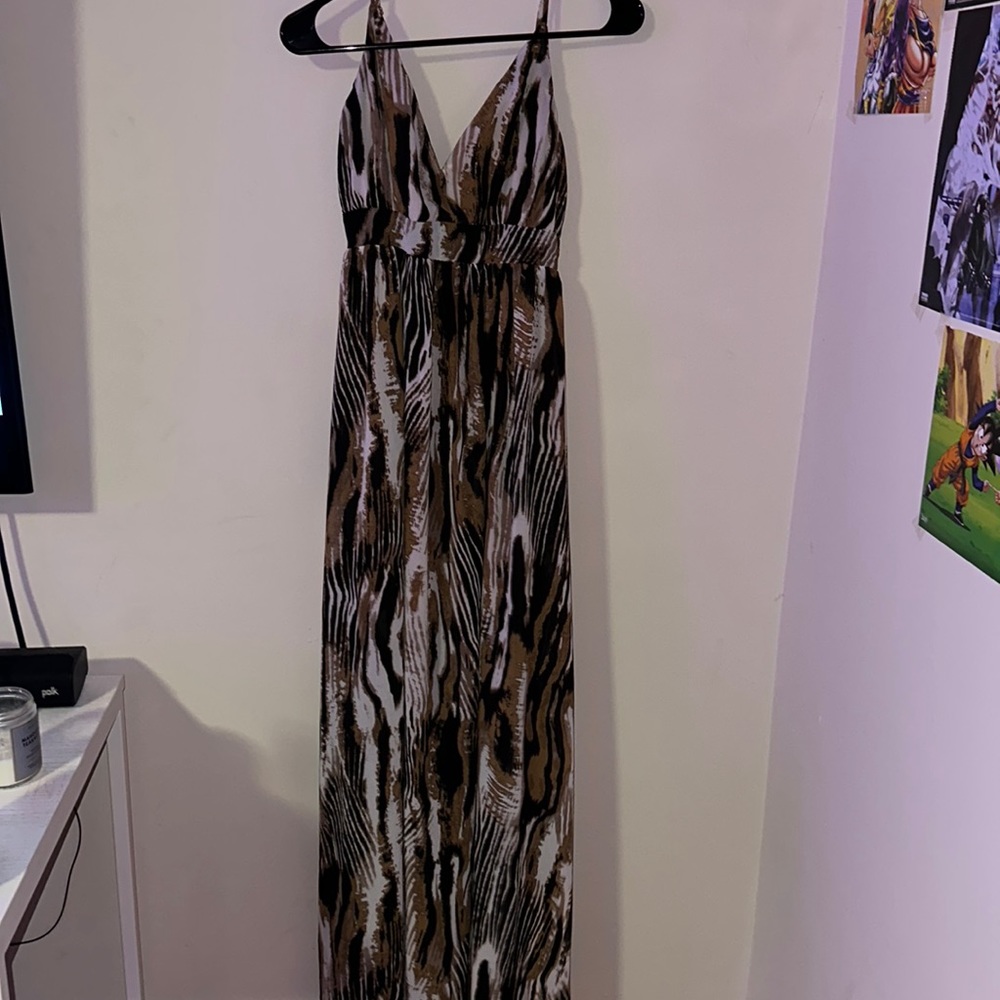 Fashion Nova Earth Tone Dress